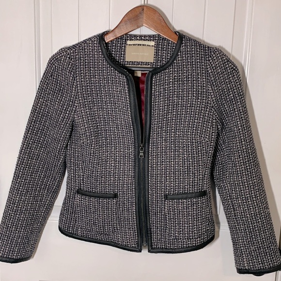 Banana Republic Woven Zip Blazer - Picture 1 of 5